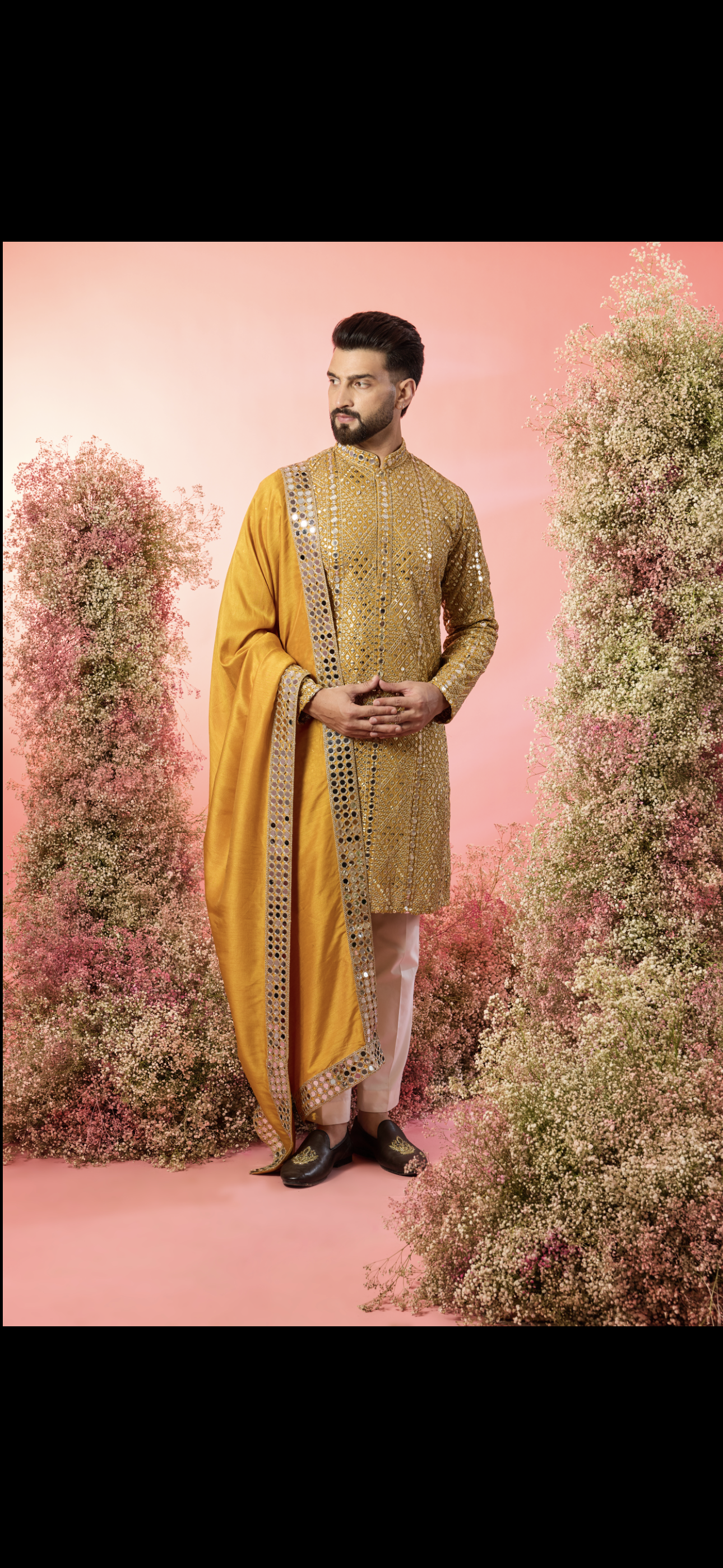 MIRROR WORK STOLE ( 1 stole - KURTA NOT INCLUDED )
