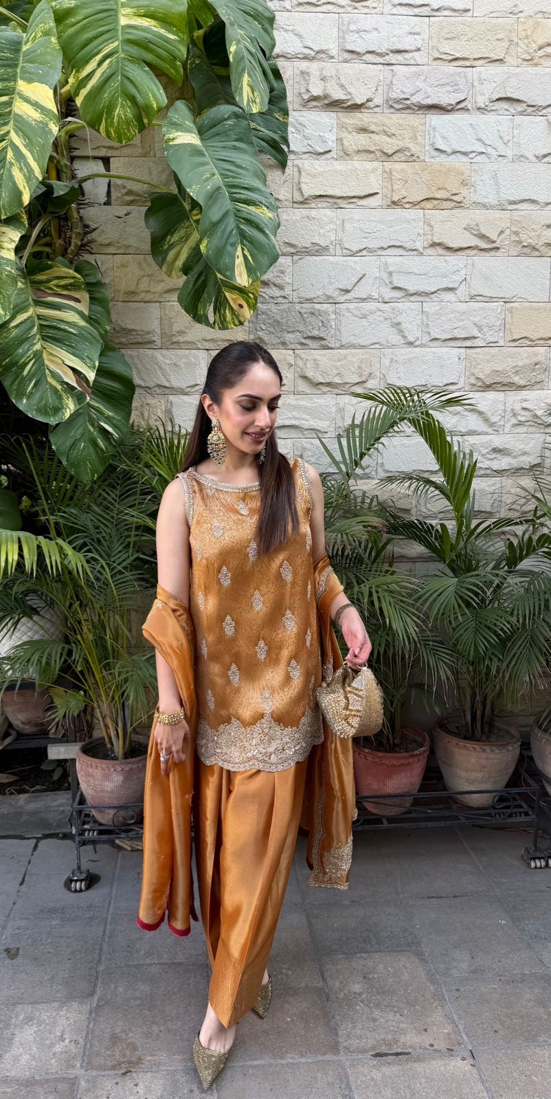 Heirloom Mustard Farashi Ensemble