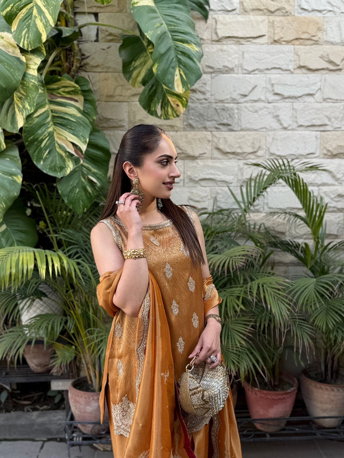 Heirloom Mustard Farashi Ensemble