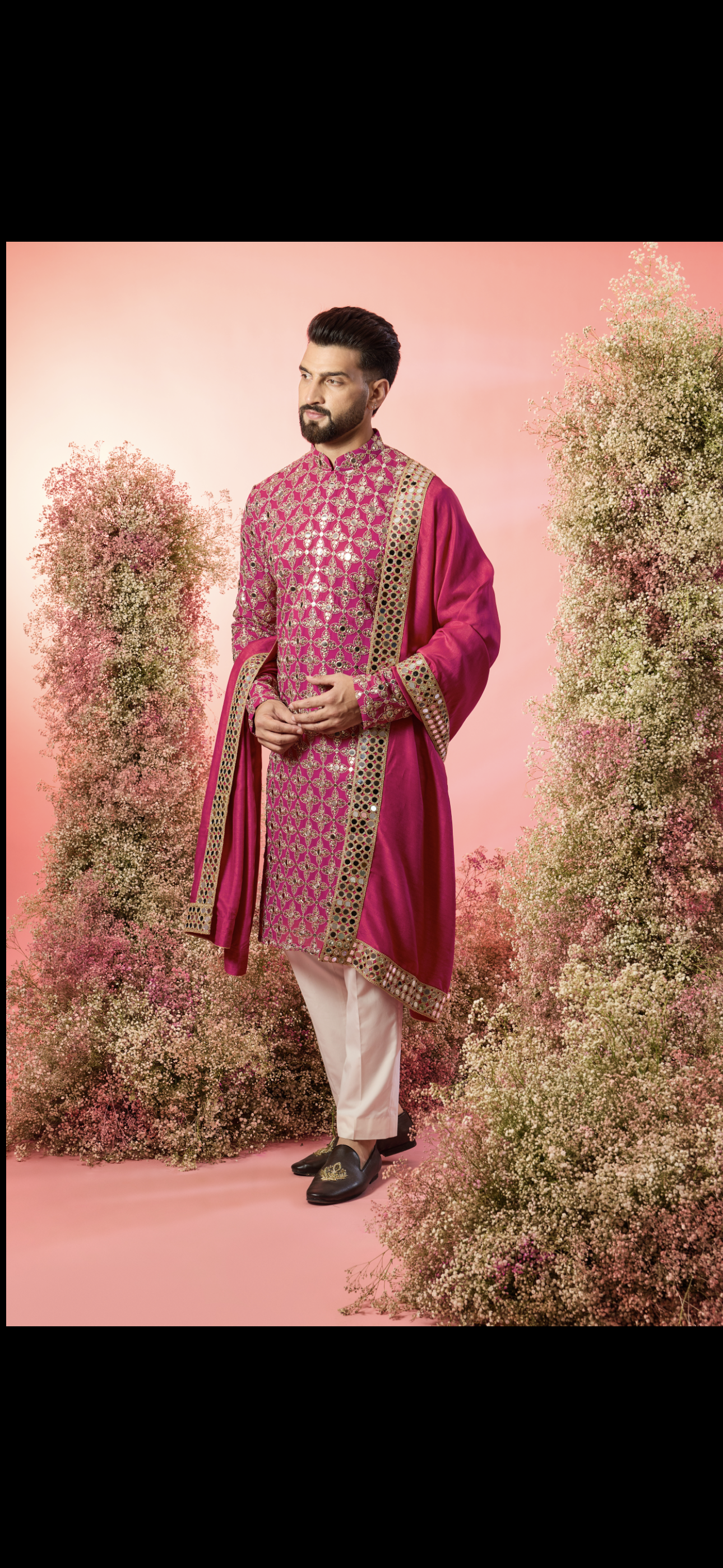 MIRROR WORK STOLE ( 1 stole - KURTA NOT INCLUDED )