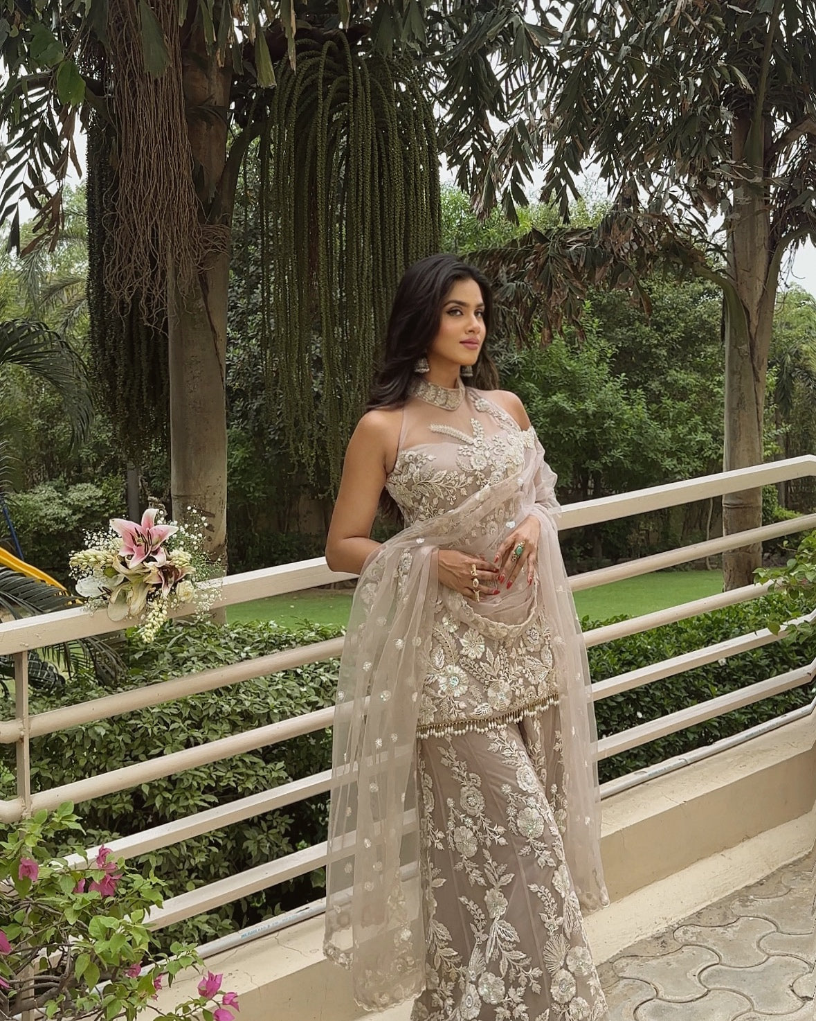 Champagne Veil: An Ode to Ethereal Grandeur