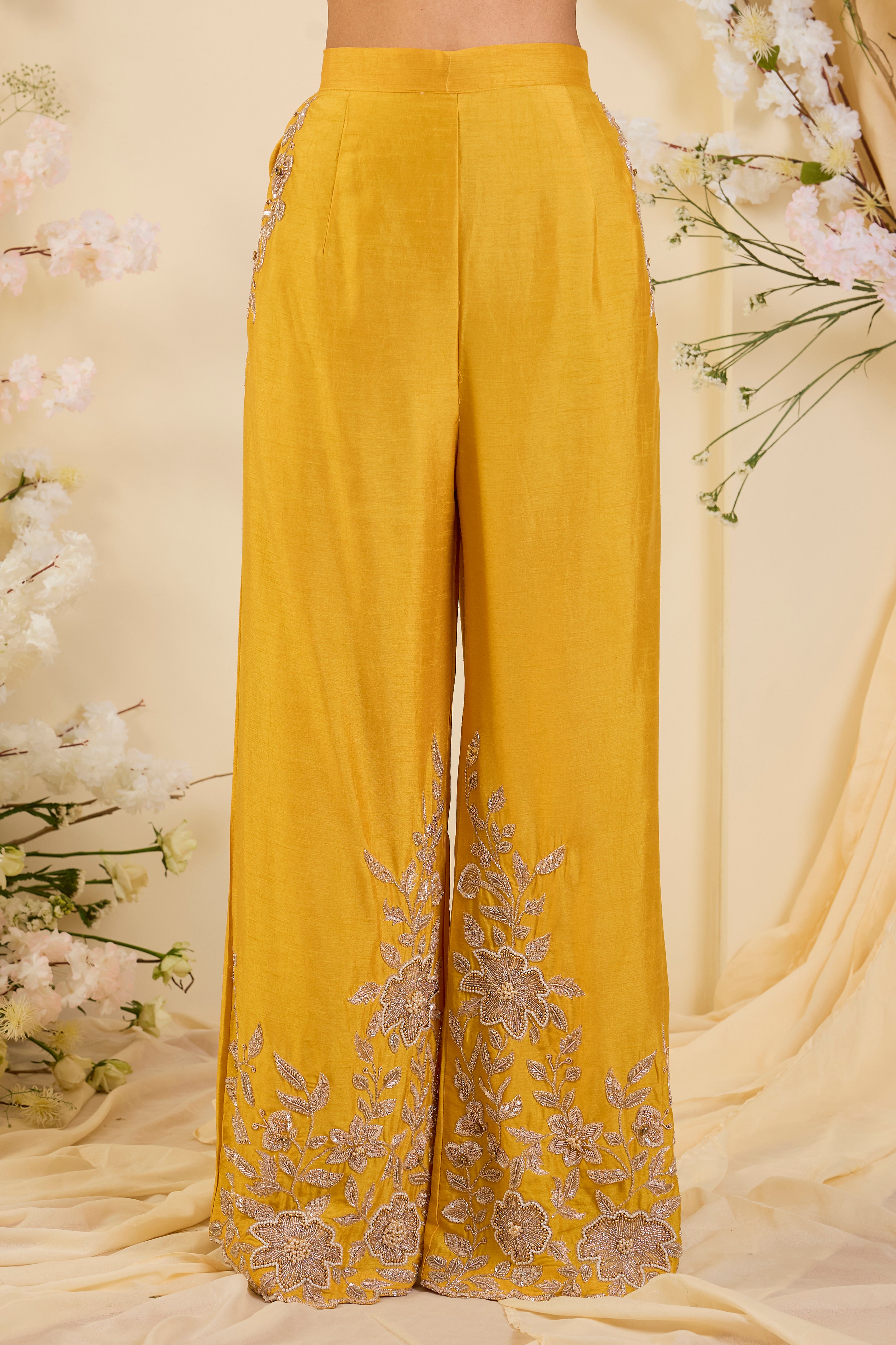 Sunlit Gold Embellished Co-ord Set