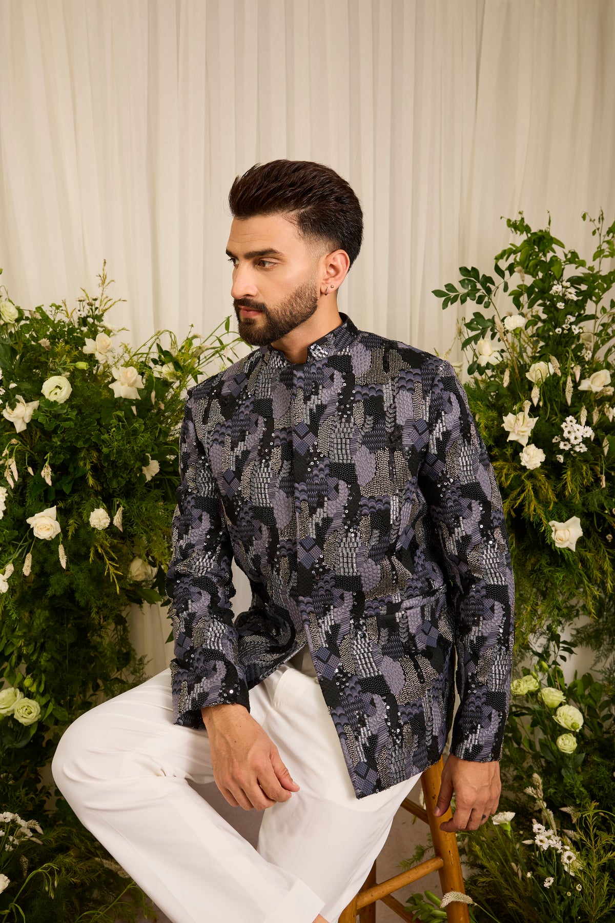 The Saphire -The Midnight black Cut-Dana bandgala