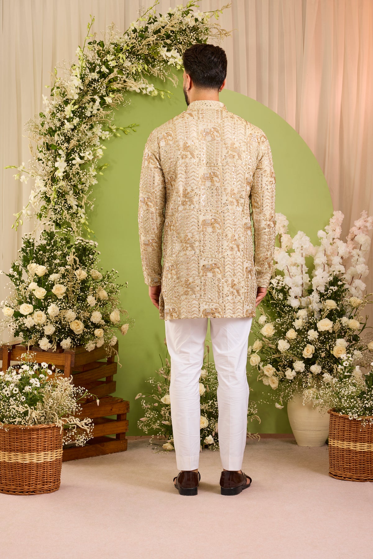 The Palladium — An Ornate Kurta Where Wildlife Meets Couture