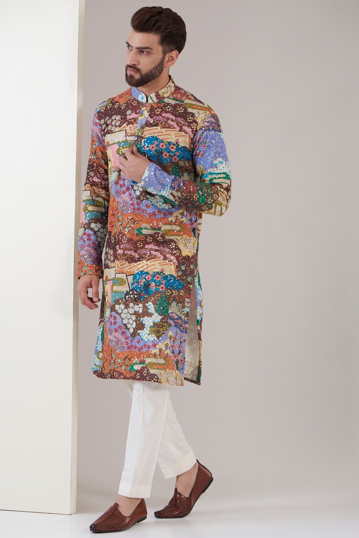 Multi embroidered kurta - kasbahmen