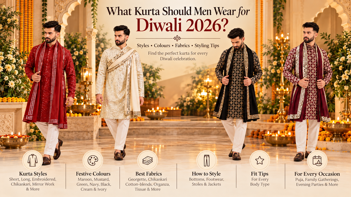 What Kurta Should Men Wear for Diwali 2026?