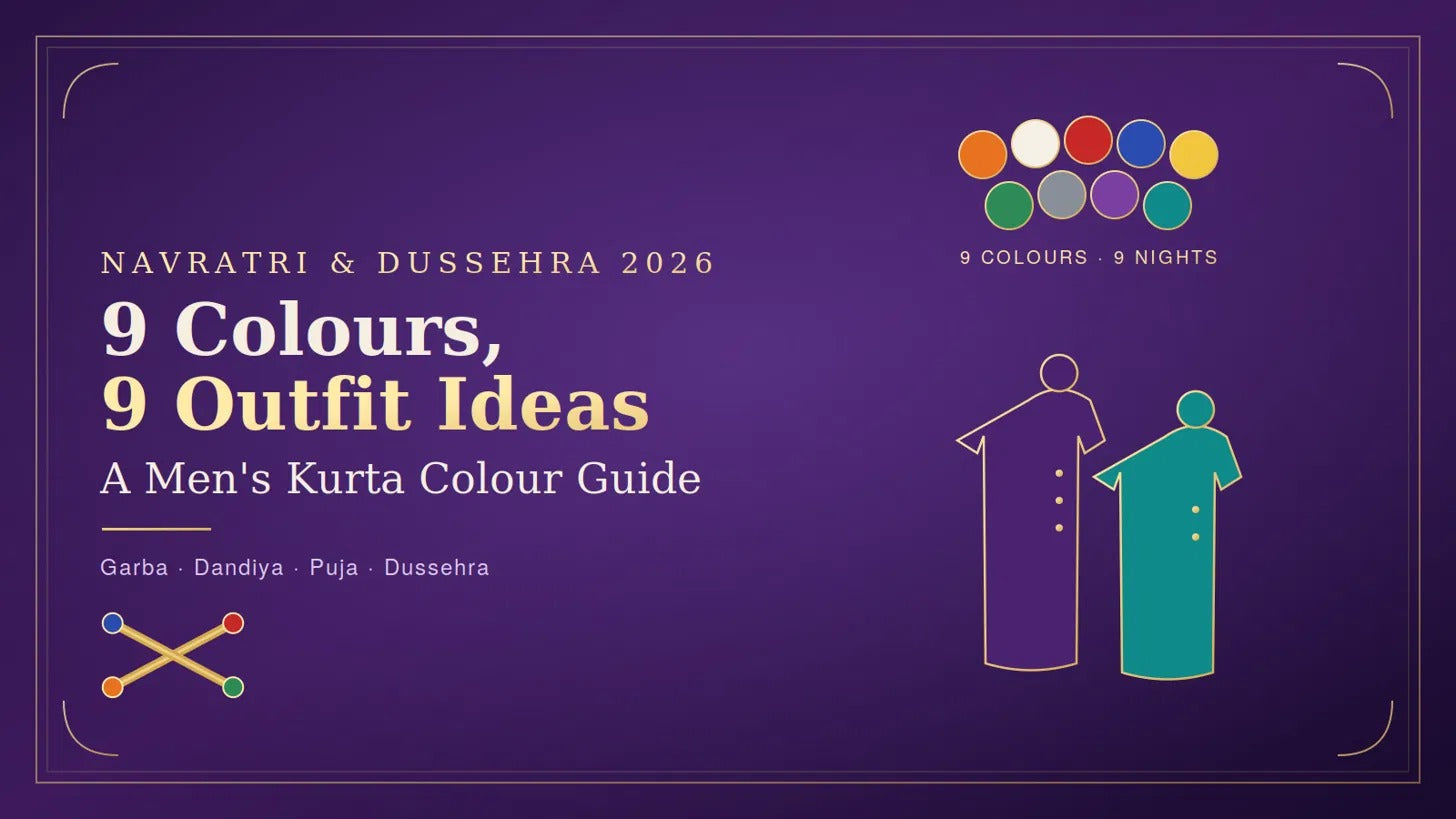 Navratri & Dussehra 2026: 9 Colours, 9 Men's Outfit Ideas
