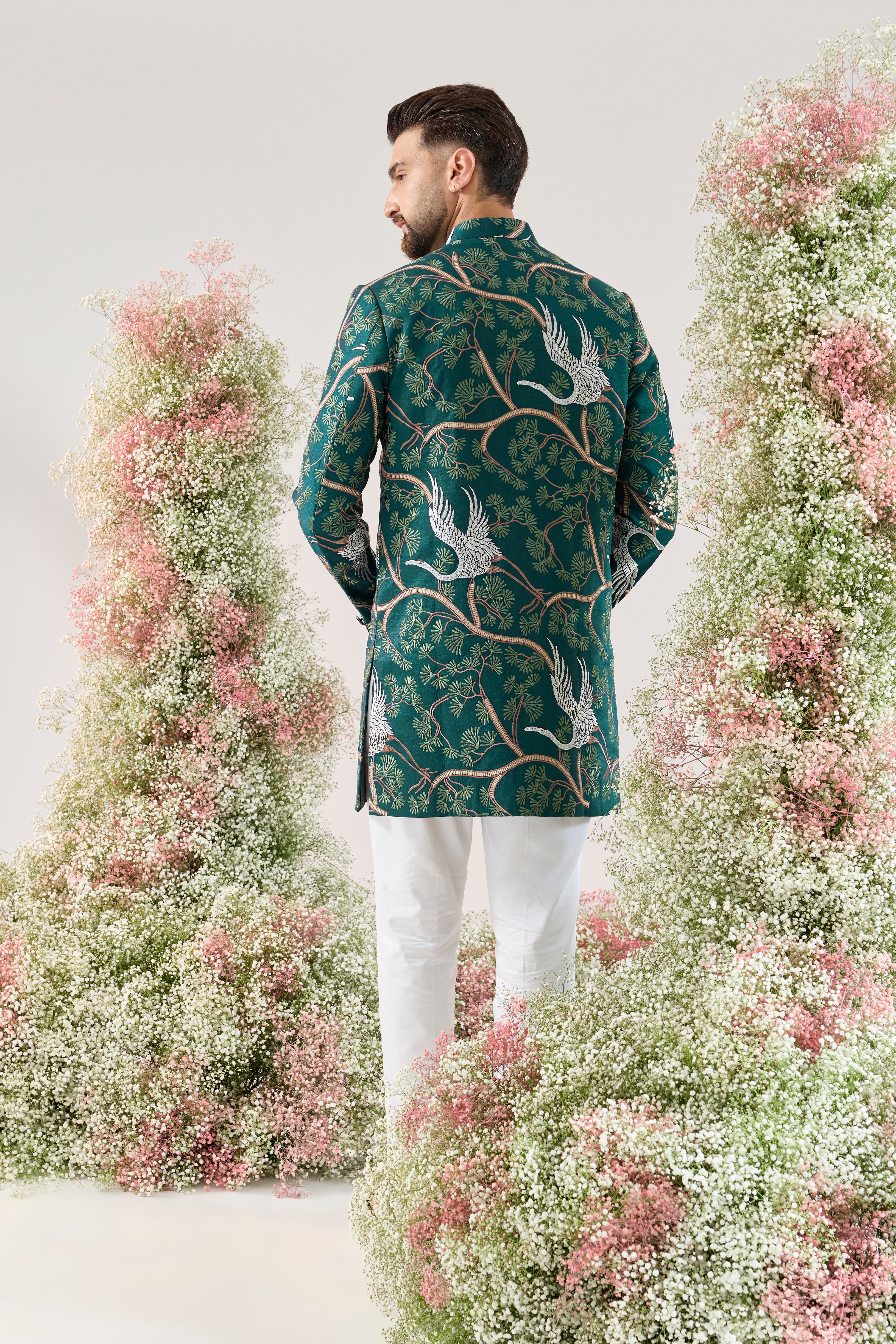 Teal short Indowestern : the tales of the mighty flamingo