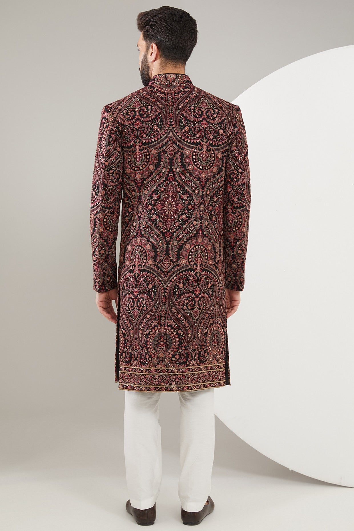 Kashmiri Thread-work Sherwani - kasbahmen