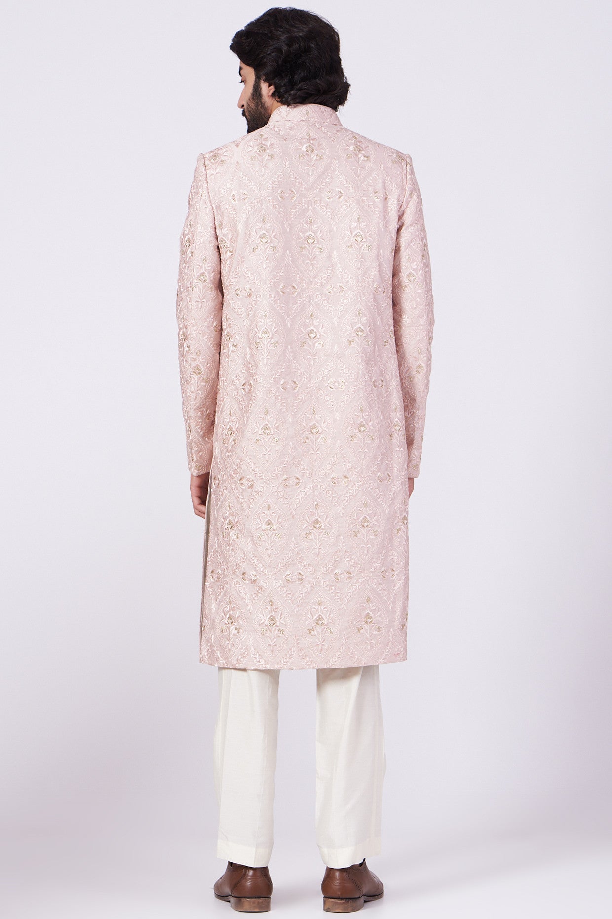 Blush Pink Sherwani - kasbahmen