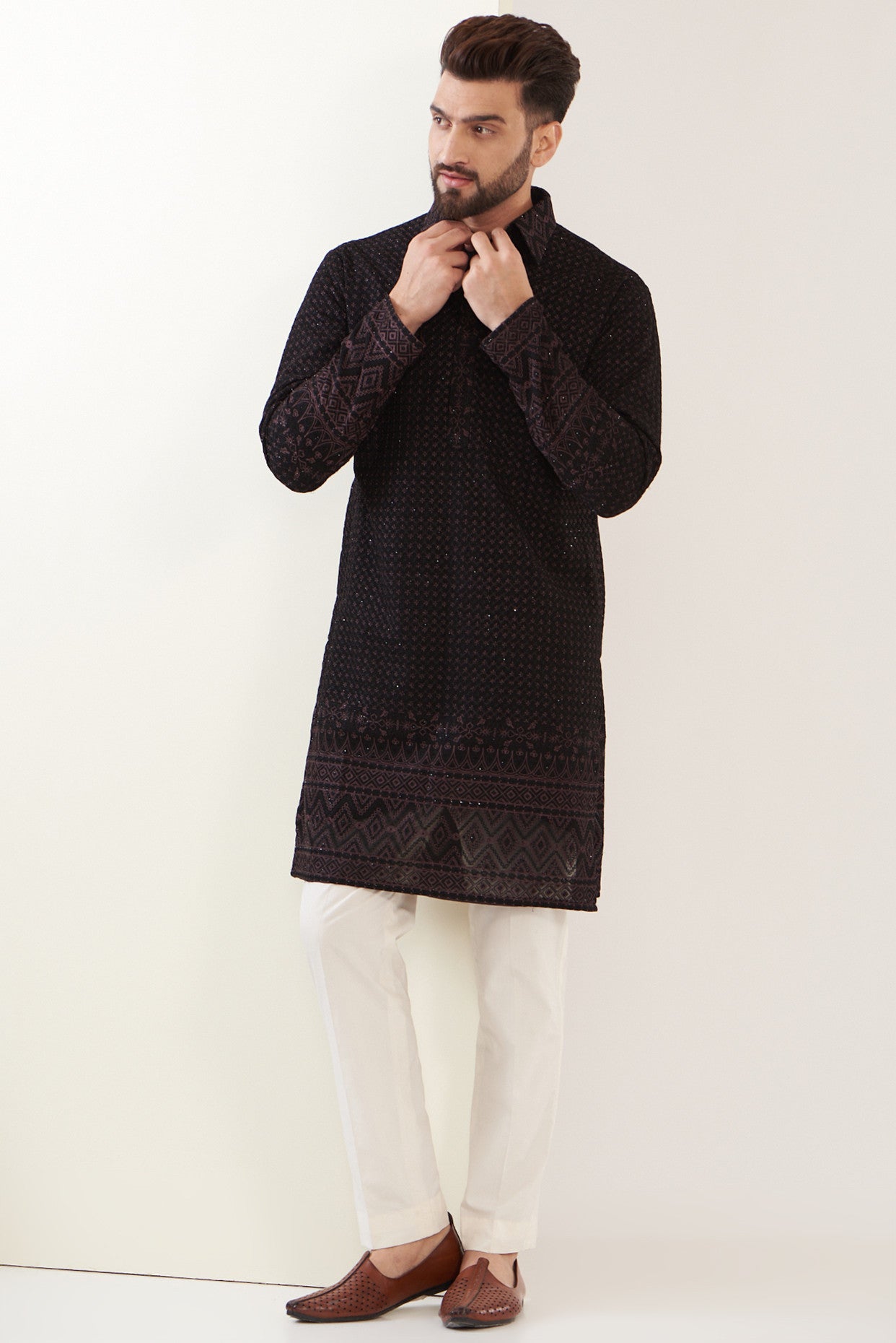 signature pathani kurta - kasbahmen