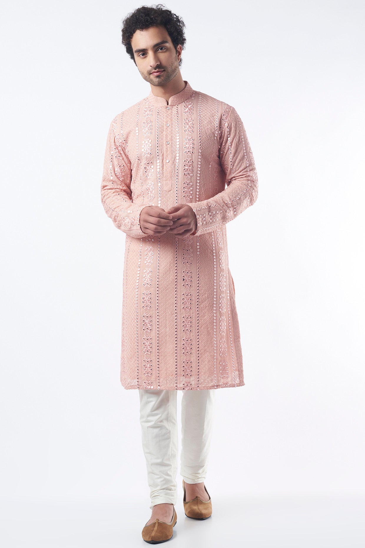 Pink Georgette Kurta - kasbahmen