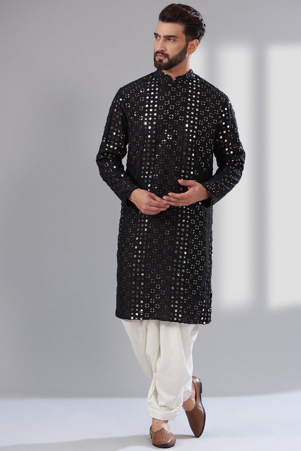 Signature Mirrorwork Kurta - kasbahmen