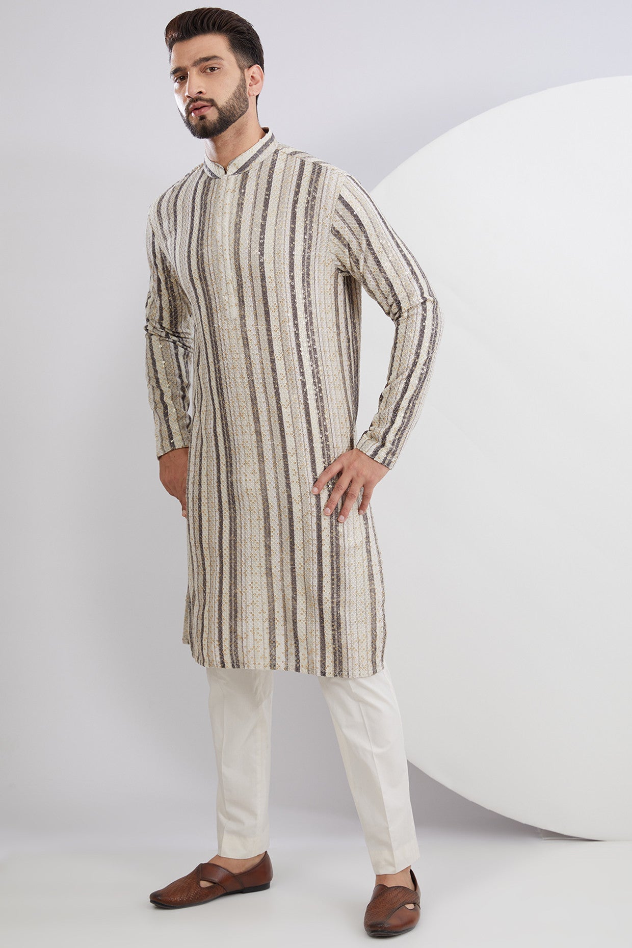 Multi Sequined Kurta - kasbahmen