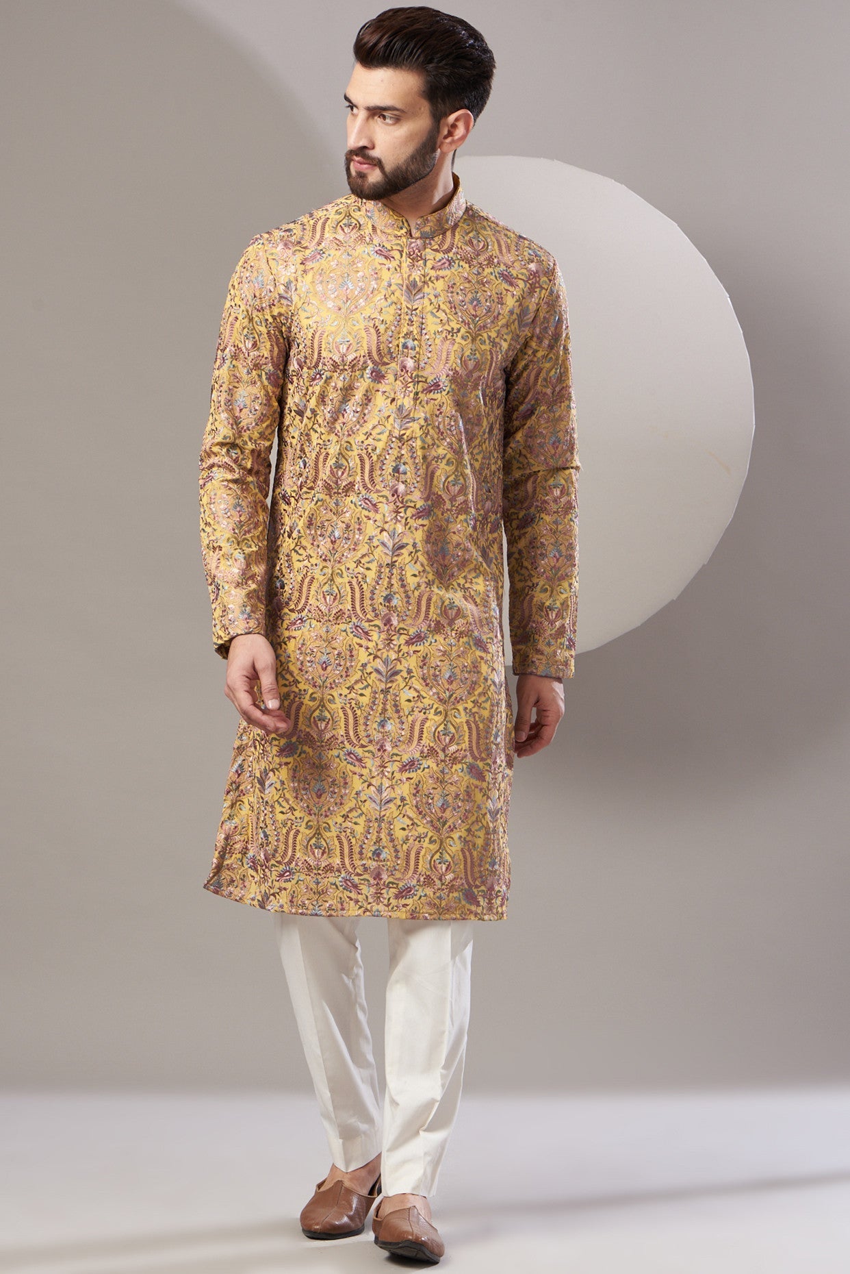 Formal multi embrodried kurta - kasbahmen