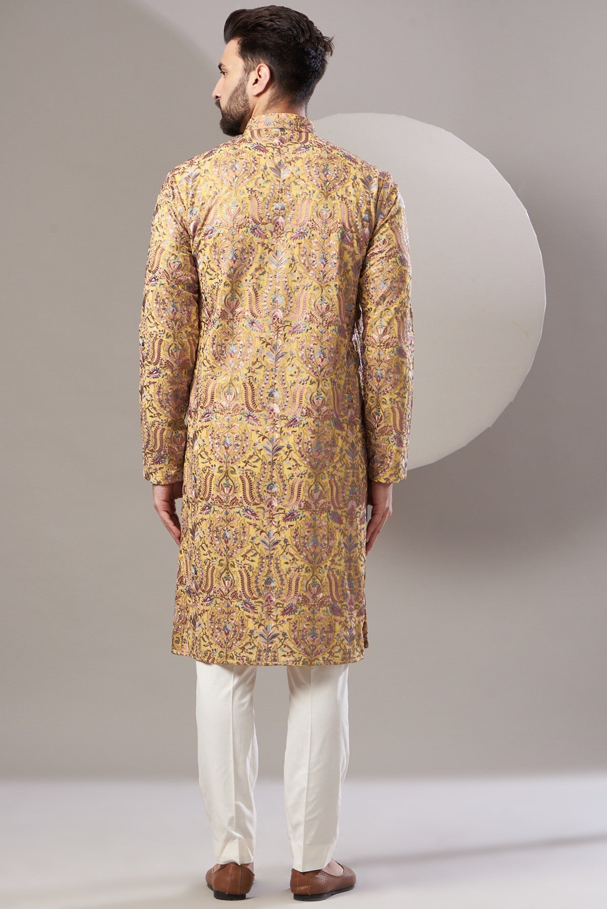 Formal multi embrodried kurta - kasbahmen