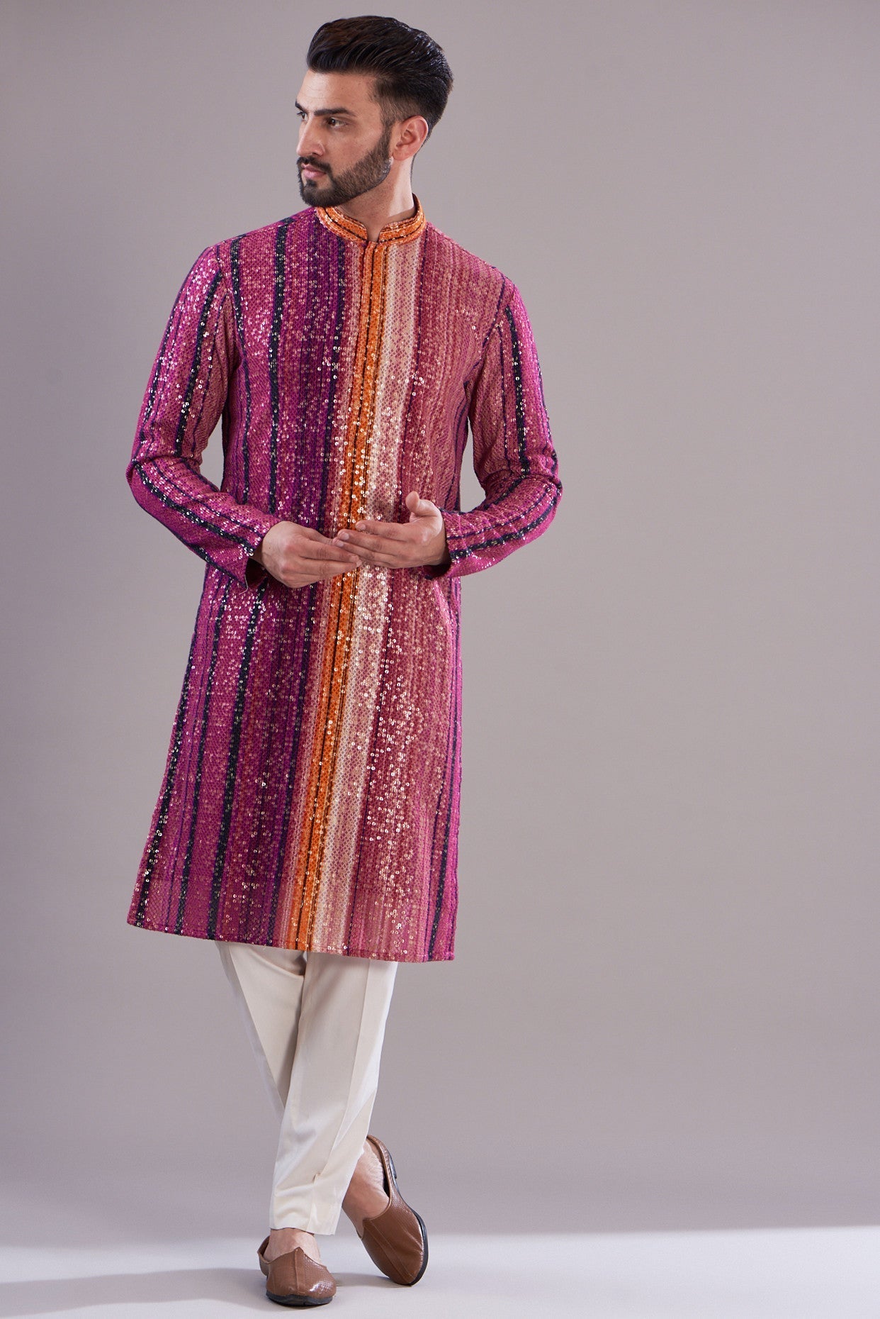 Multi sequenced kurta - kasbahmen