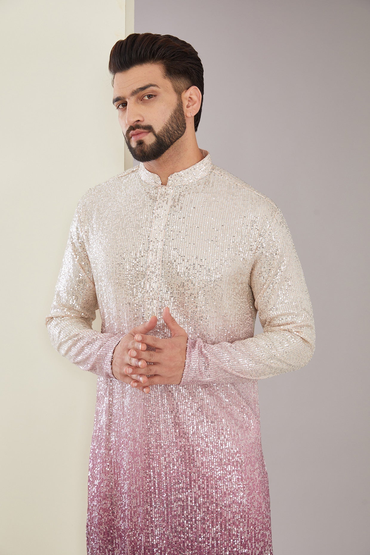 Classic Ombre Shaded Kurta - kasbahmen