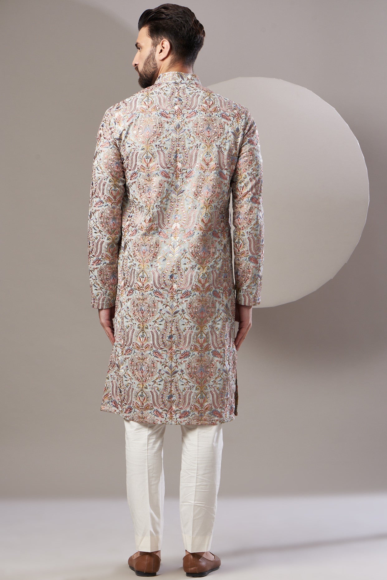 Formal multi embrodried kurta - kasbahmen