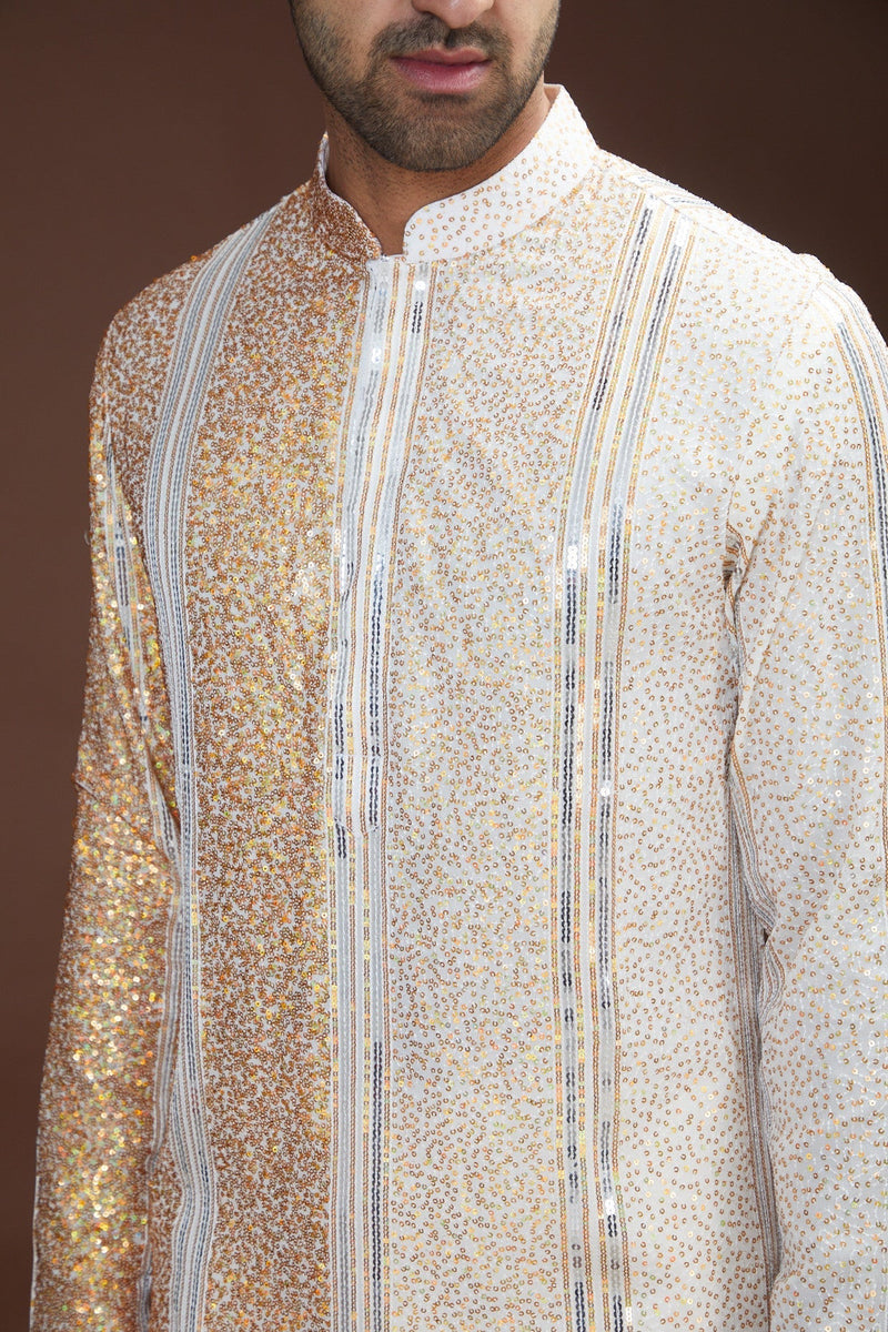 Formal sequenced kurta - kasbahmen