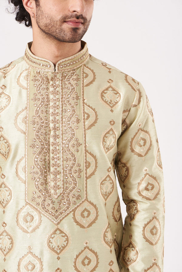 Formal Hand Embroidered Kurta - kasbahmen