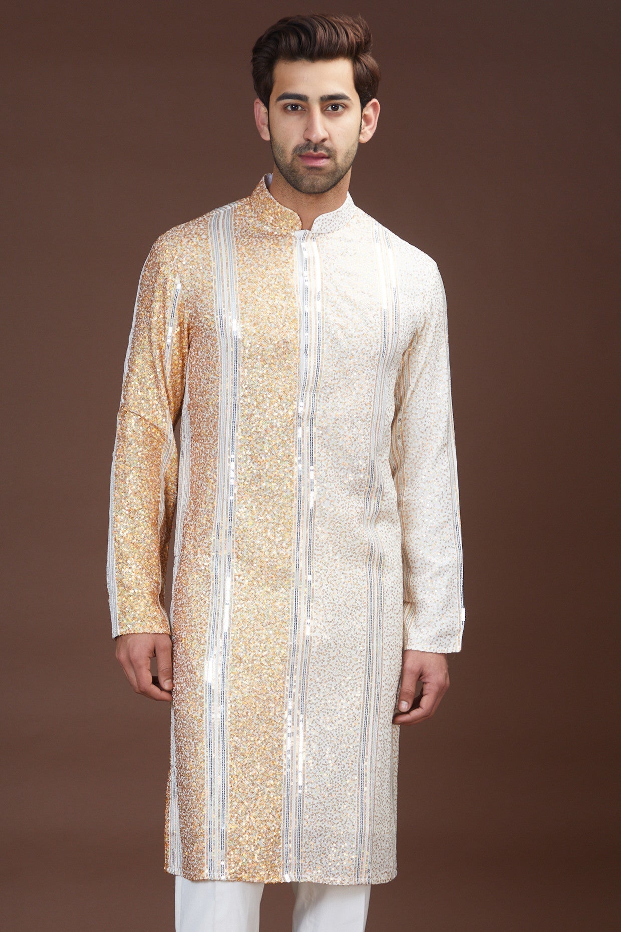 Formal sequenced kurta - kasbahmen