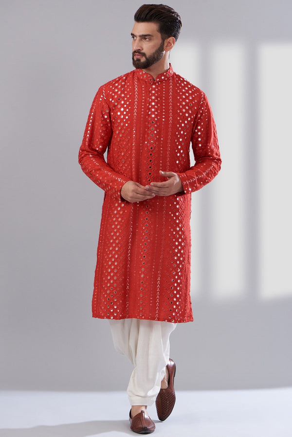 Signature Mirrorwork Kurta