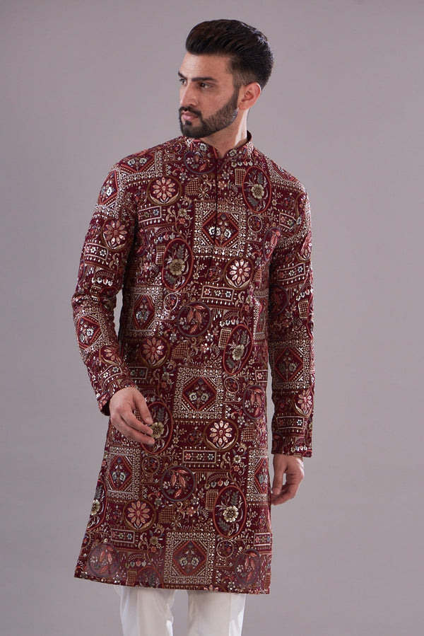 Royal traditional embrodried kurta - kasbahmen