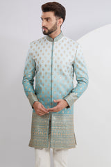 Classic ombre shaded Embroidered Sherwani - kasbahmen