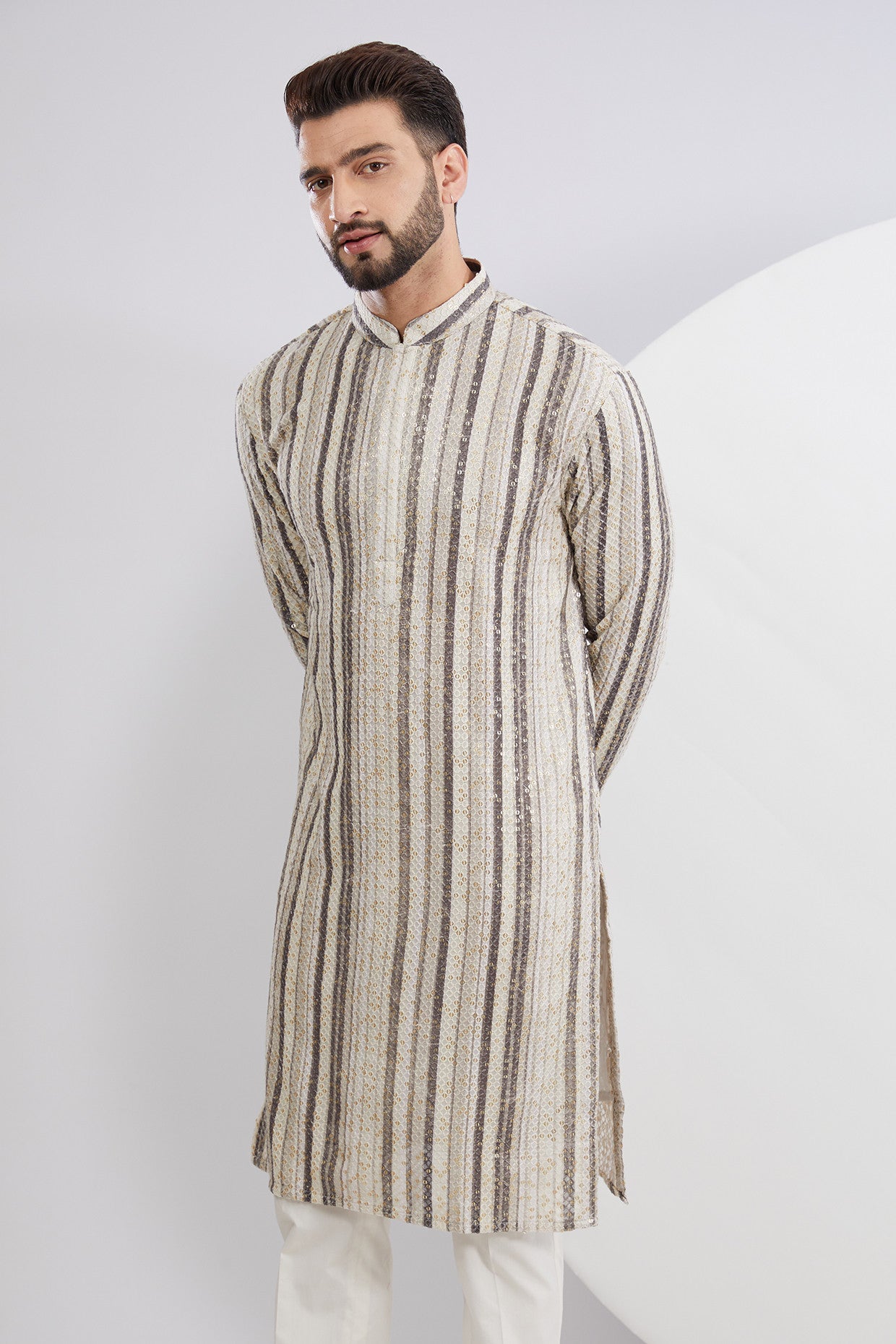 Multi Sequined Kurta - kasbahmen