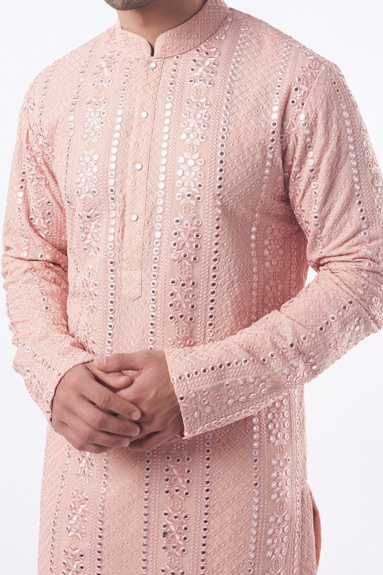 Pink Georgette Kurta - kasbahmen