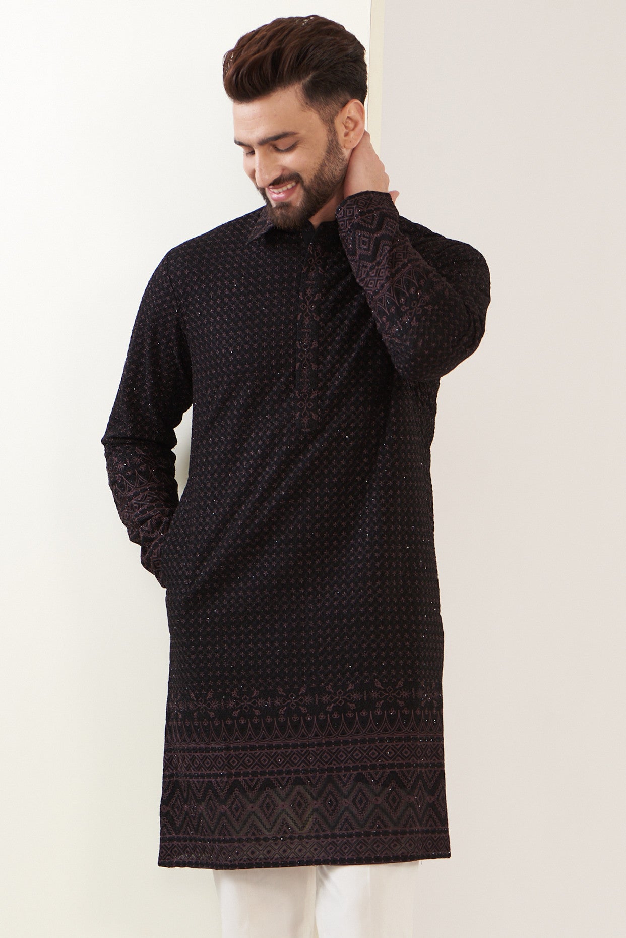 signature pathani kurta - kasbahmen