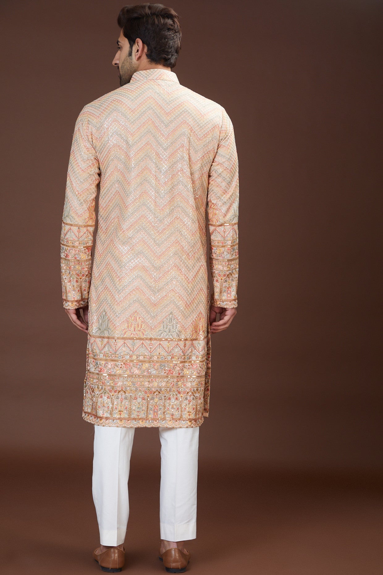 Formal multi embrodried kurta - kasbahmen