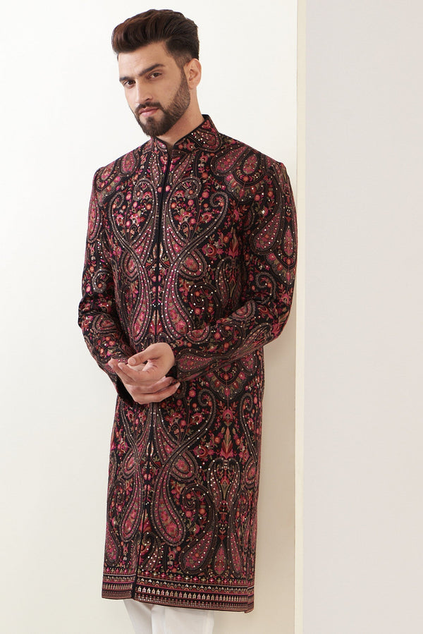 Kashimiri embroidred sherwani