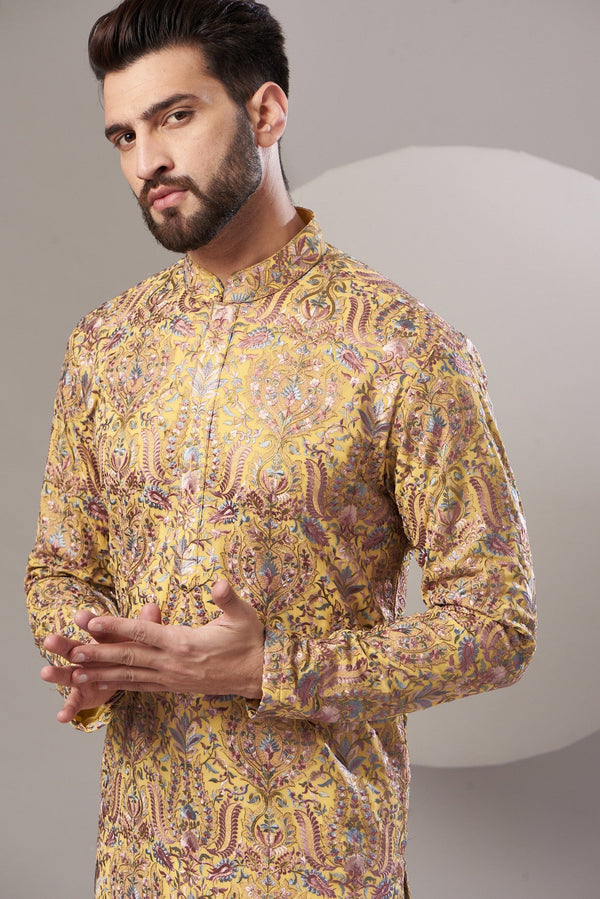 Formal multi embrodried kurta - kasbahmen