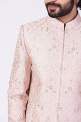 Blush Pink Sherwani - kasbahmen