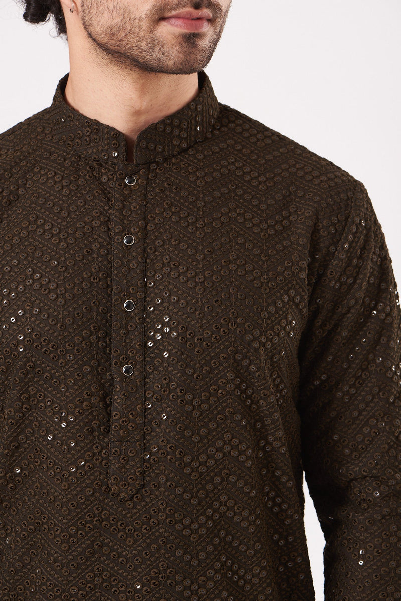 Formal Embroidered Kurta - kasbahmen