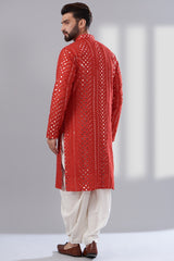 Signature Mirrorwork Kurta - kasbahmen