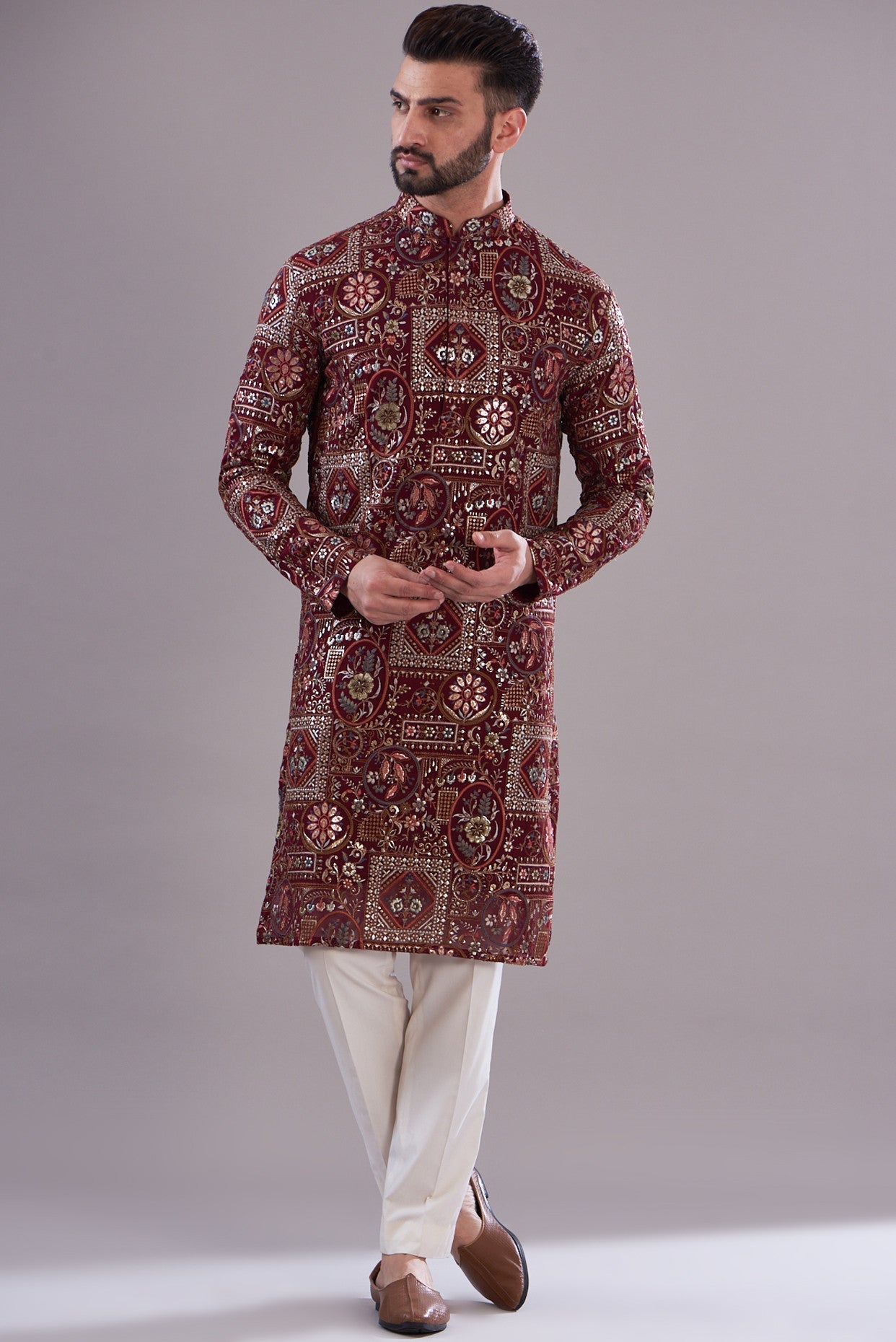 Royal traditional embrodried kurta - kasbahmen