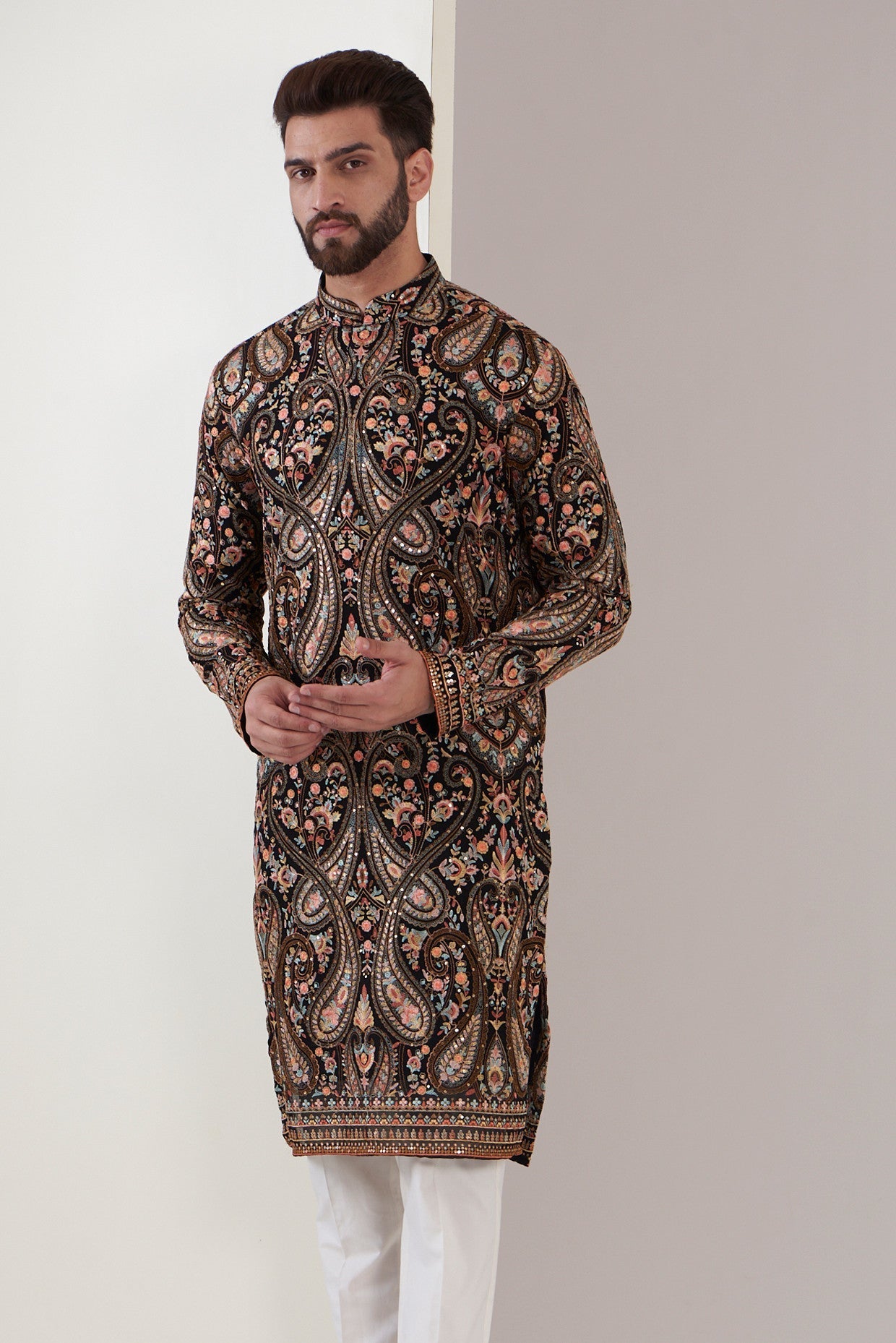 Royal Kalamkari embroidered kurta - kasbahmen