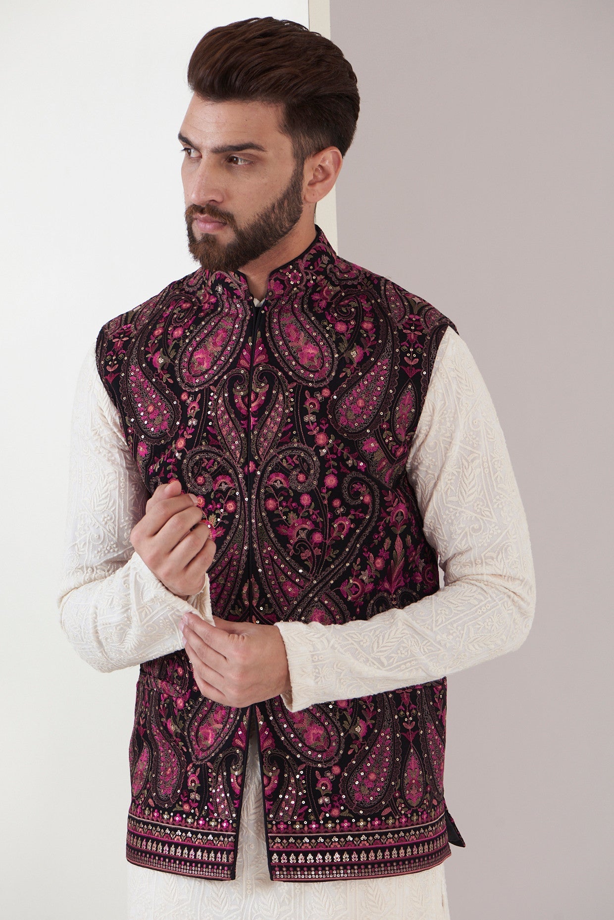 Black Traditional Jacket - kasbahmen