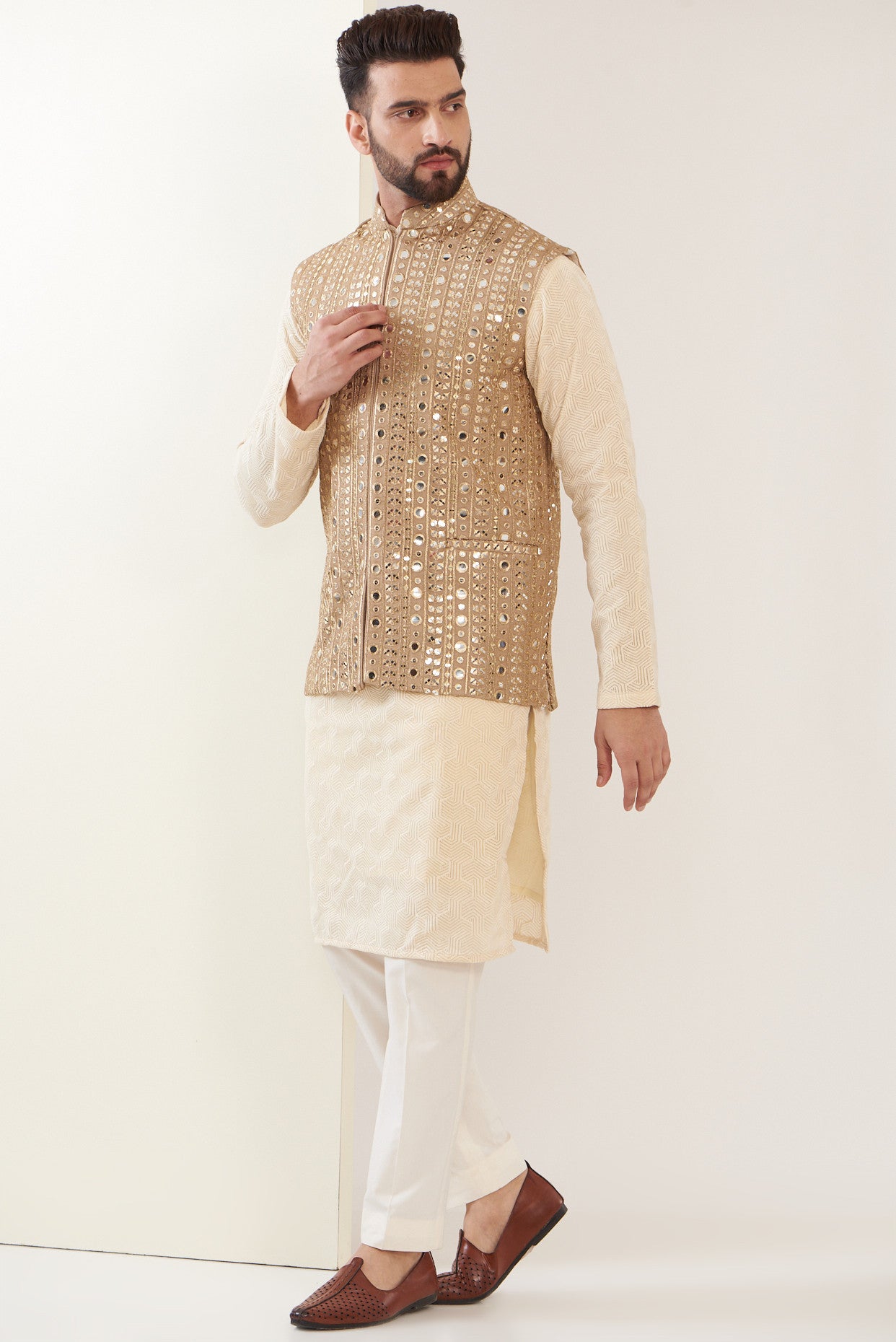 Copper mirror work jacket - kasbahmen