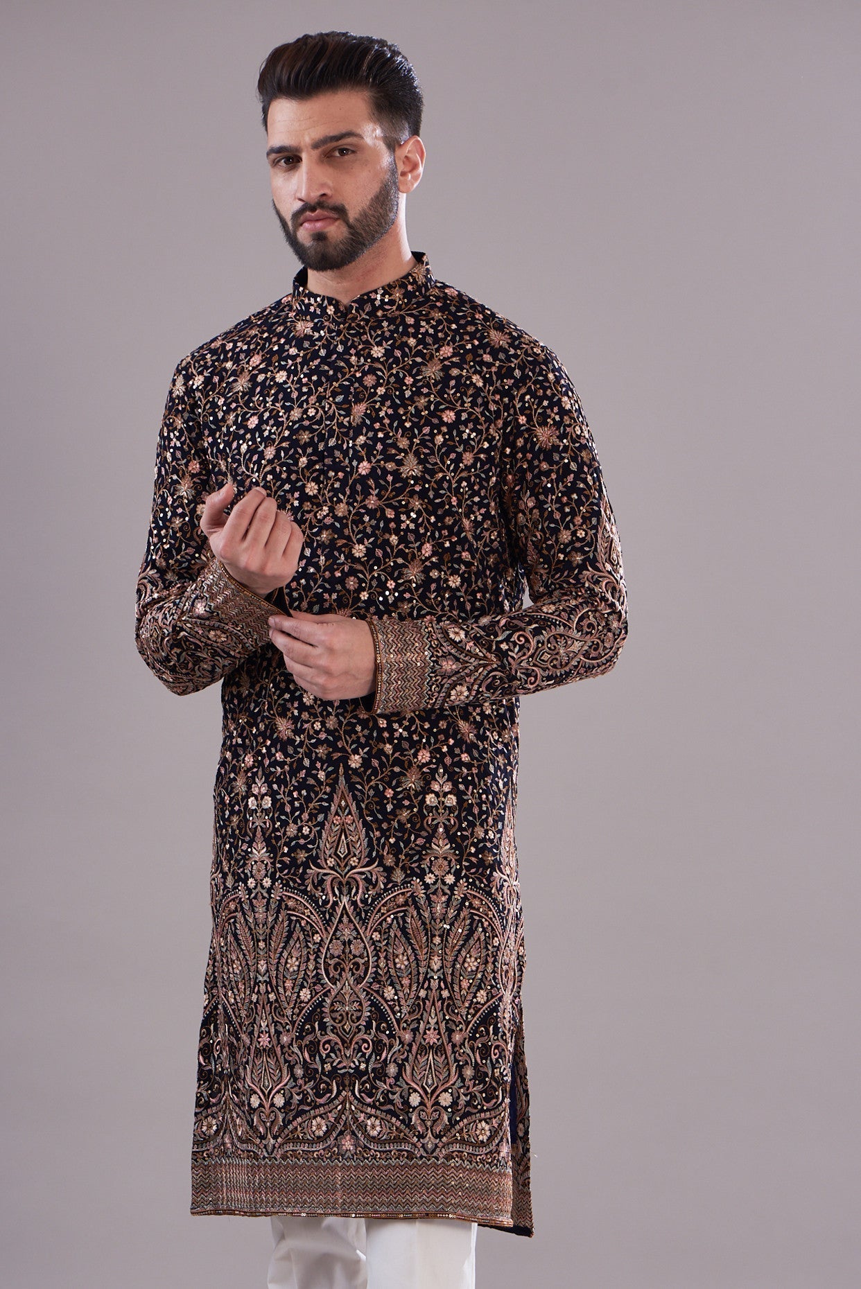 Formal threadwork kurta - kasbahmen