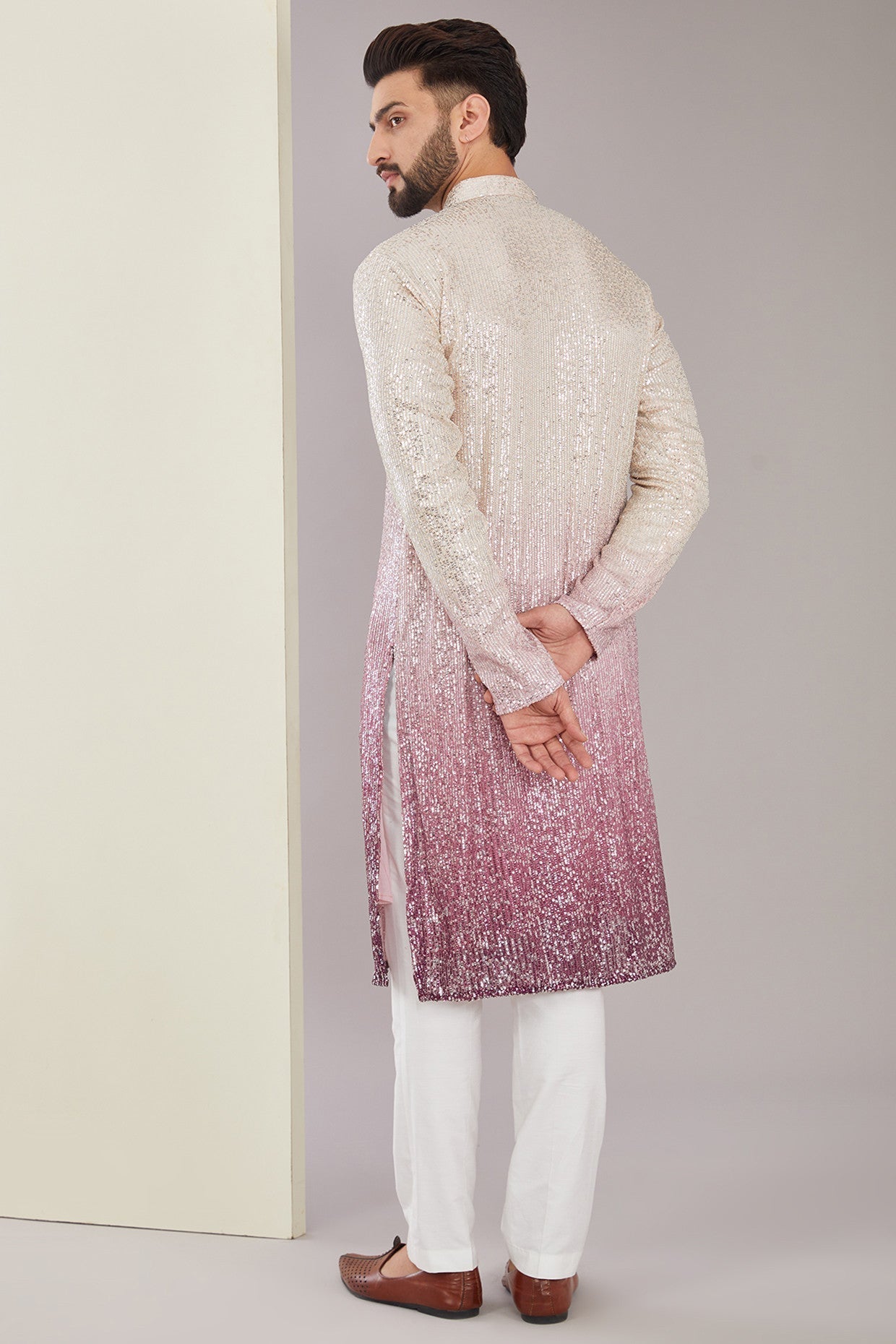 Classic Ombre Shaded Kurta - kasbahmen